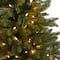 5ft. Pre-Lit Colorado Aspen Artificial Christmas Tree in Decorative Planter, White LED Lights